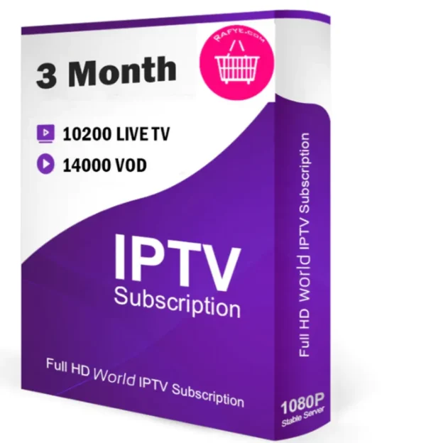 IPTV Subscription 3 Months